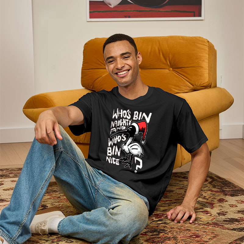 Christmas Bin Chicken Geek T-Shirt