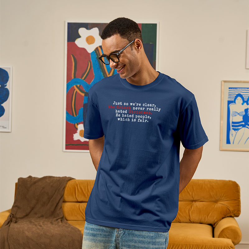 He Hated People Geek T-Shirt